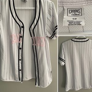 Crooks and castles baseball shirt